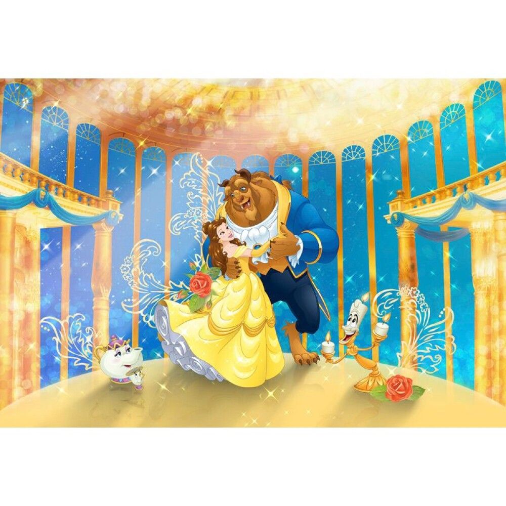 FOTOTAPET KOMAR DISNEY BEAUTY AND THE BEAST 368X254CM