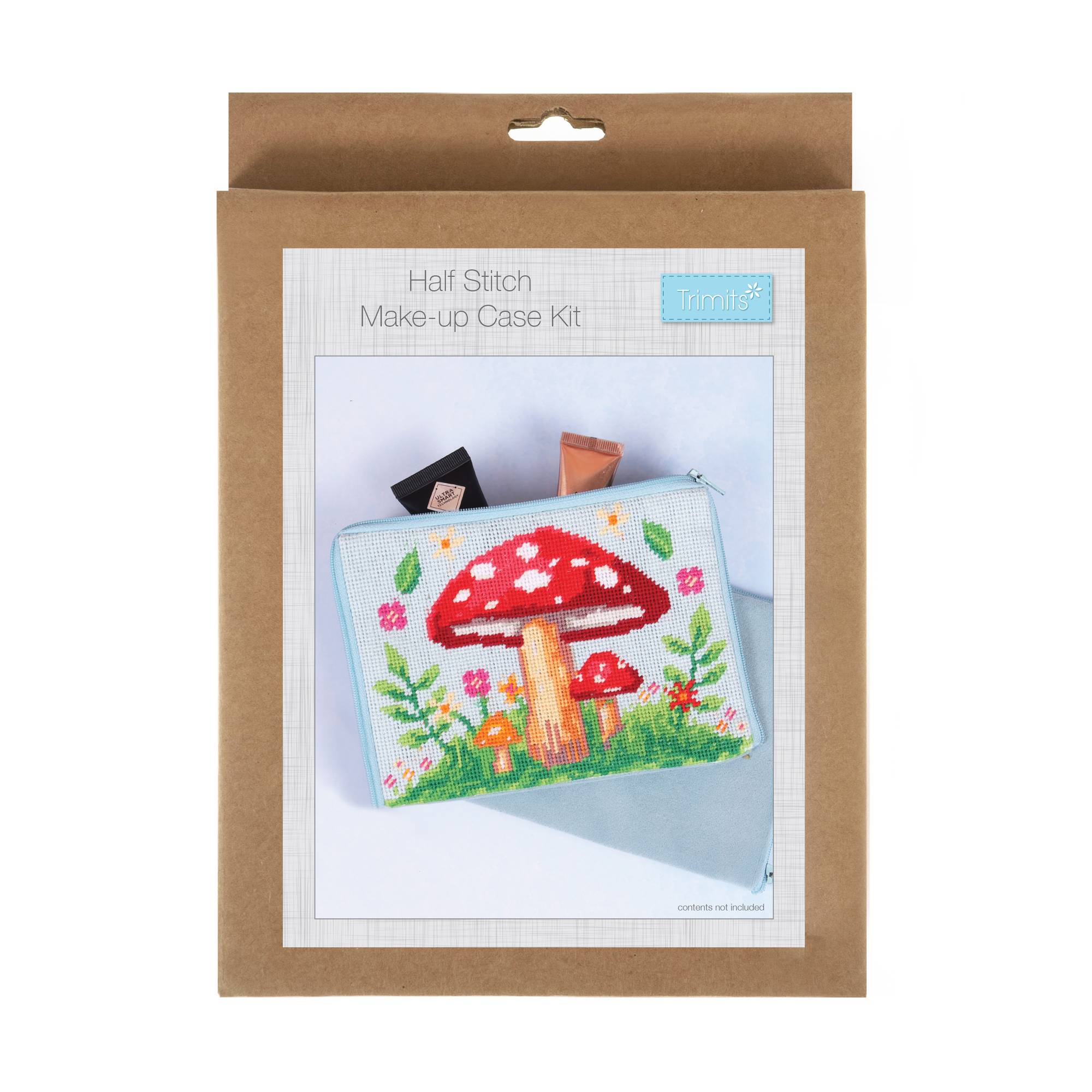 Trimits Half Stitch Toadstool Makeup Case Kit