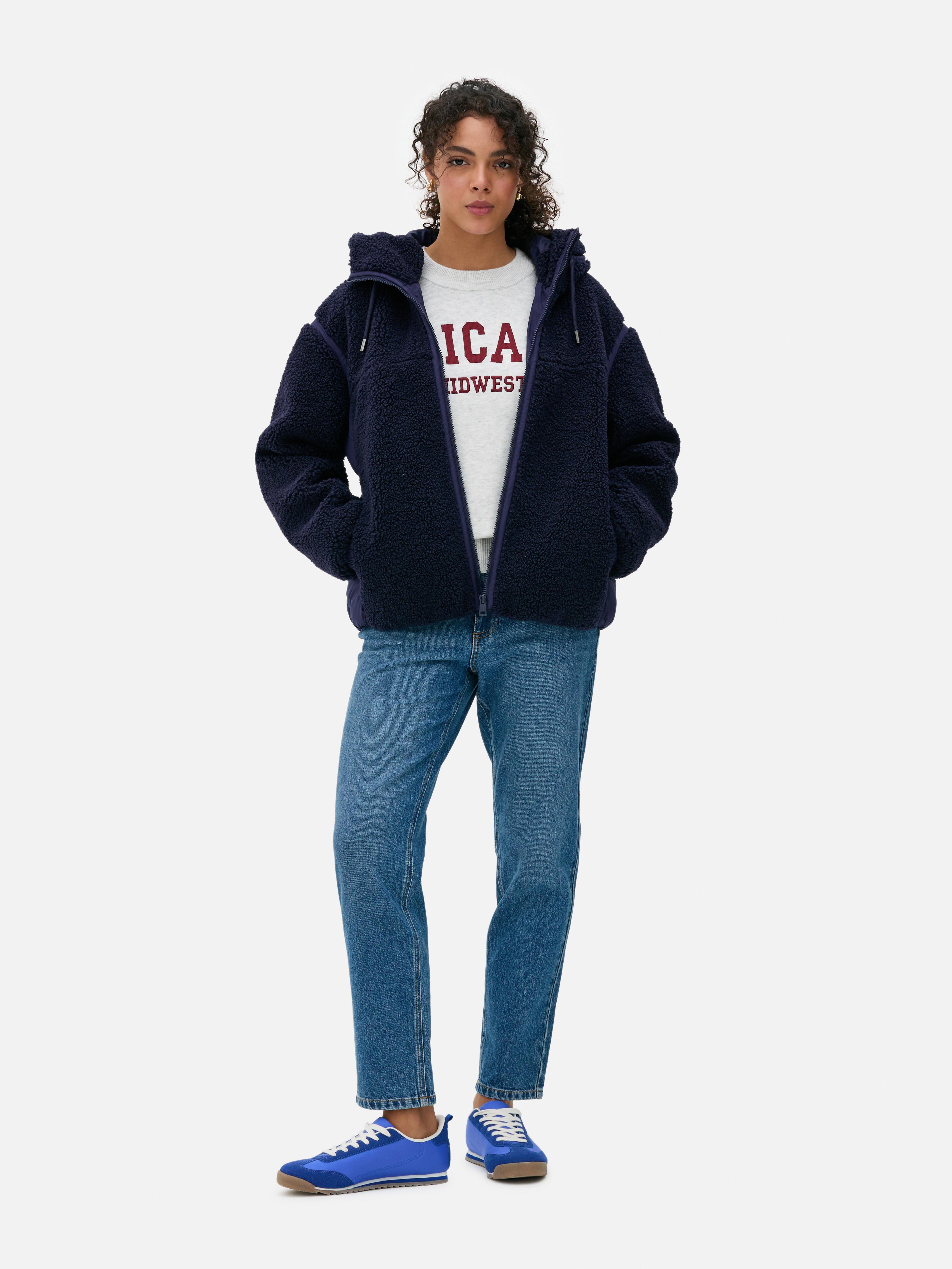 Padded Back Borg Hoodie