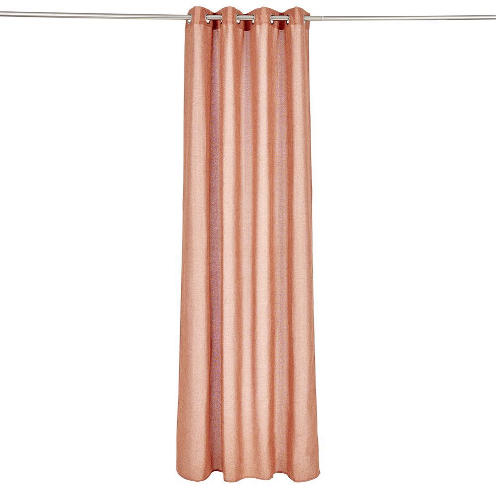 Rideau polyester 140x260cm terracotta