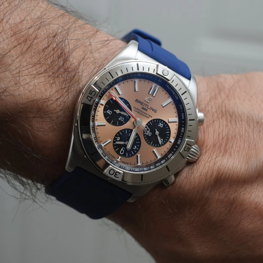 Breitling – Chronomat –  Rubber Strap – Blue