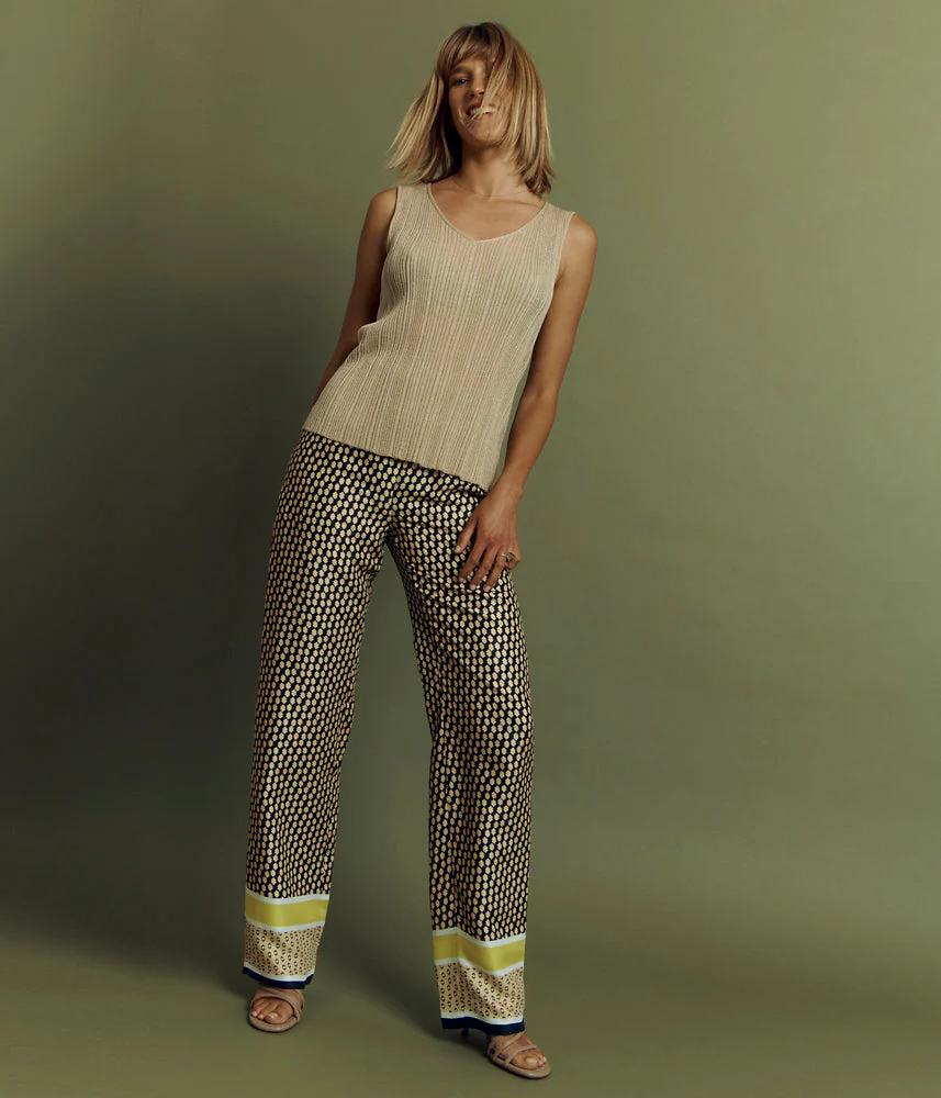 Pantalon fluide imprimé PALOMA/85012/531