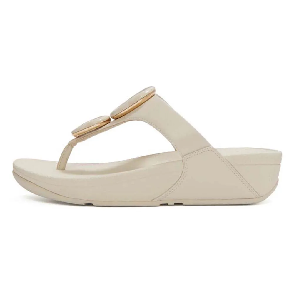 Fitflop Lulu Marbled Stone Toe Post sandals