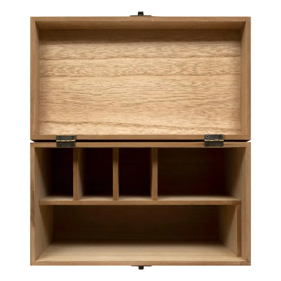 Atmosphera Verband/medicijnen opberg kist - mdf - 27 x 16 x 20 cm