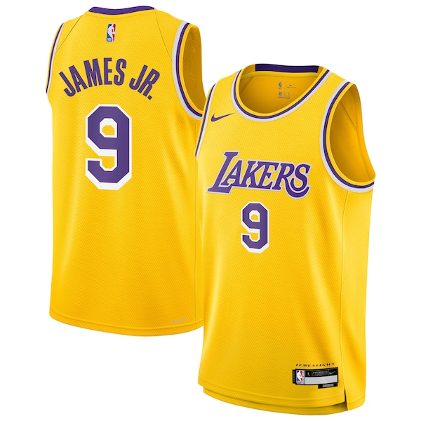 Bronny James Jr. Los Angeles Lakers Nike Youth Swingman Jersey - Icon Edition - Gold