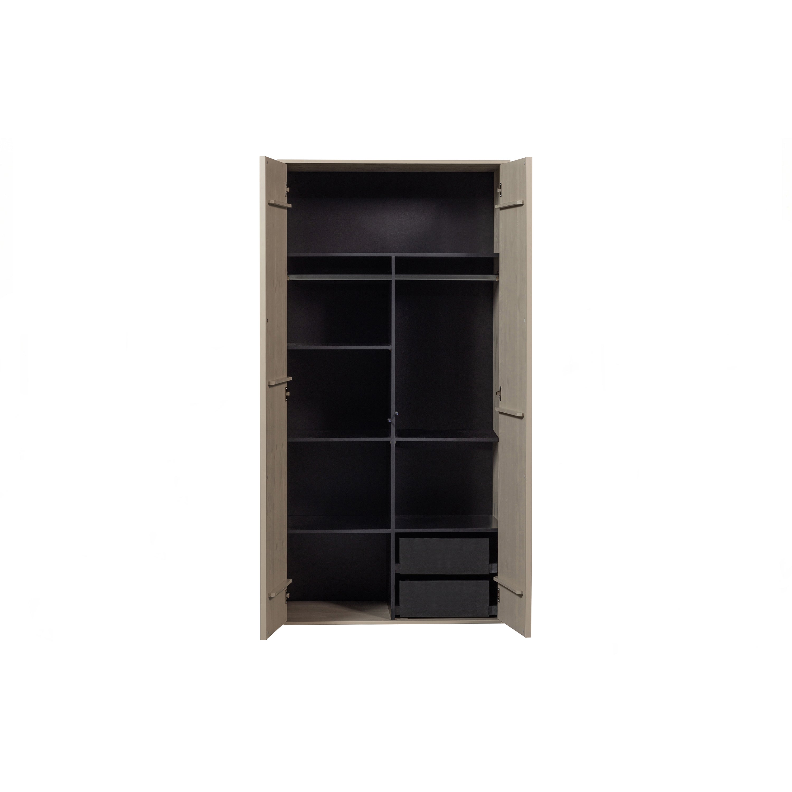 vtwonen Daily Kledingkast Grenenhout B 100 cm - Hoog