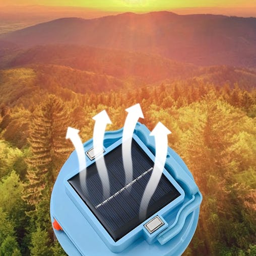 NNETM Solar LED Camping Light with Magnetic Base