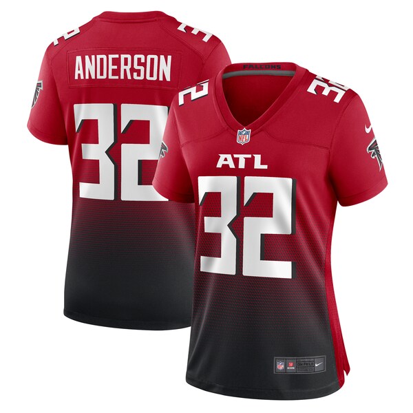 Jamal Anderson Atlanta Falcons Nike Women's Retired Game Jersey - Red/Black
