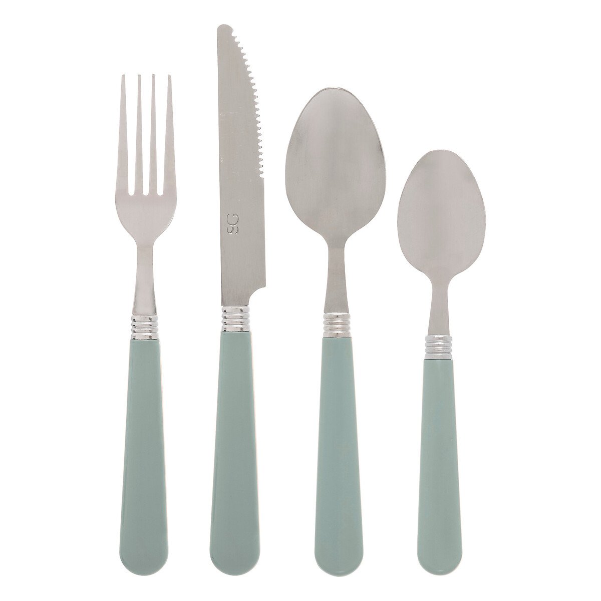 Faqueiro de 24 peças COLORAMA verde