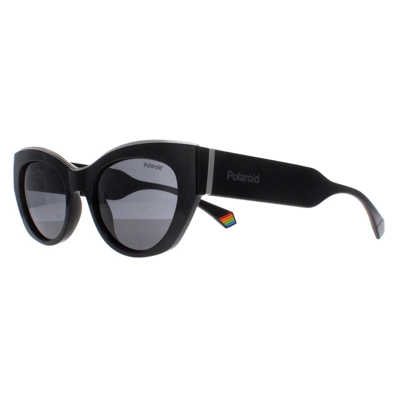 Polaroid Cat Eye Black Grey Polarized PLD 6199/S/X
