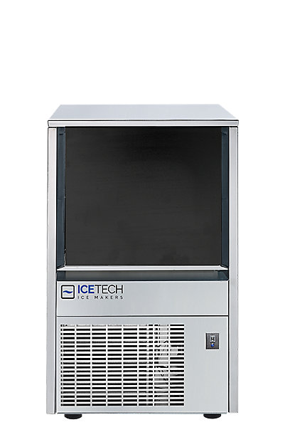 Machine à Glaçon Creux -Production de 22 à 122 kg/jour - Condenseur a AIR - Icetech - l59.3- L0.1- P55.7- h93.4-
