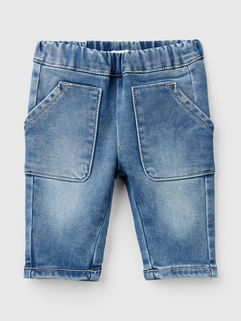 Thermal jeans with pockets