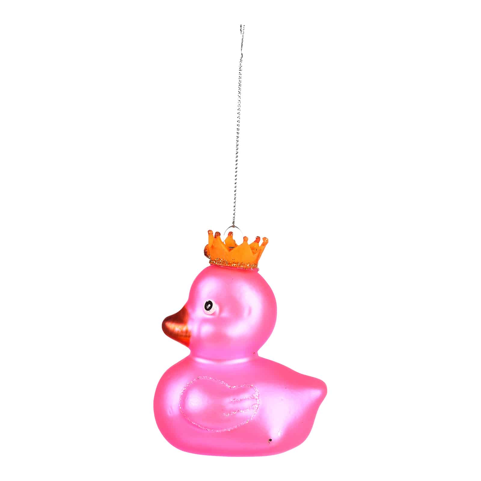 Deko-Anhänger Ente Pink,B 75 x H 100 x T 60 mm