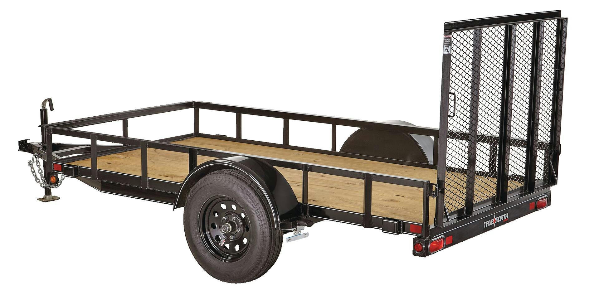 True North 60-in x 10-ft Landscape Utility Trailer with Ramp Gate