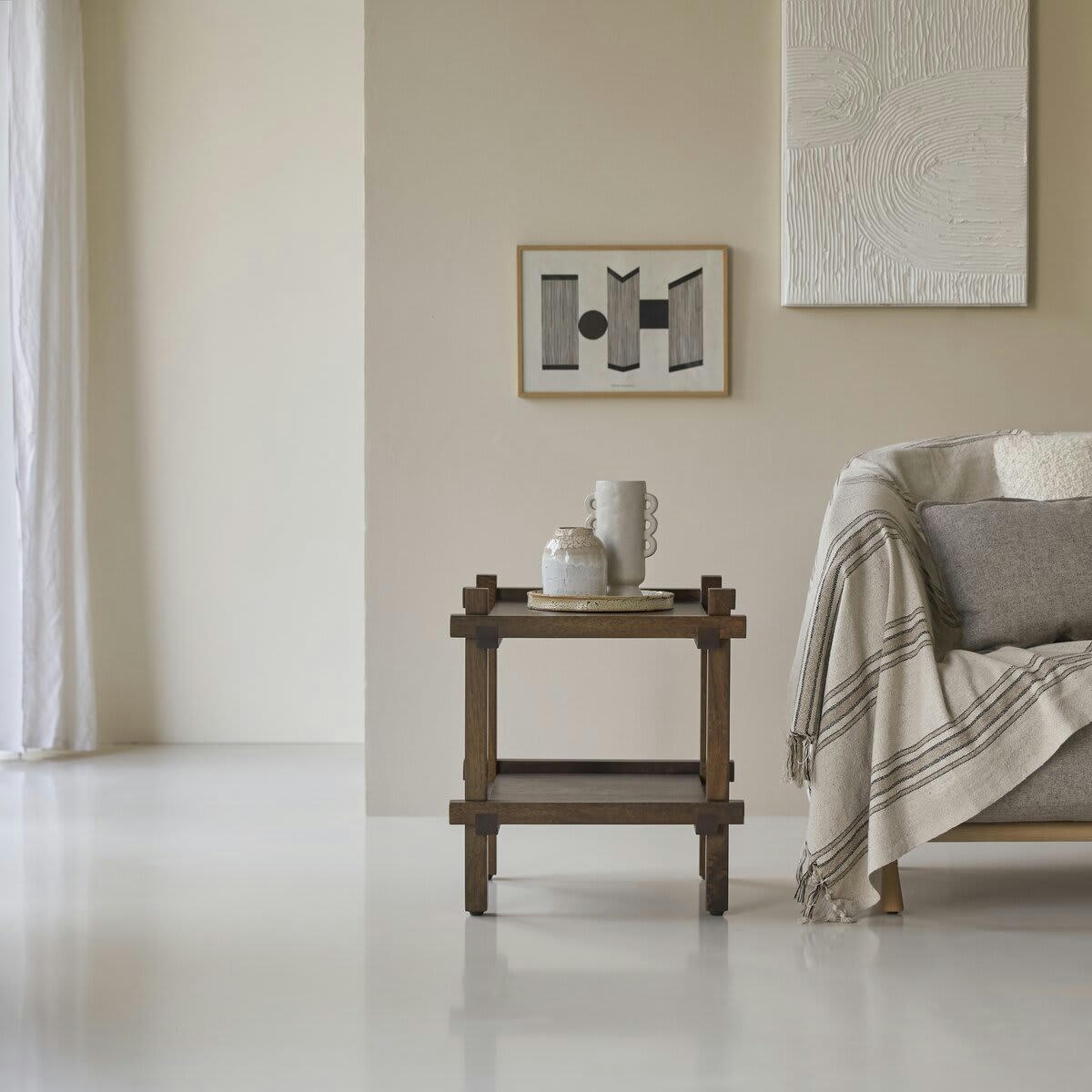 ARKO - Bout de canapé en manguier massif