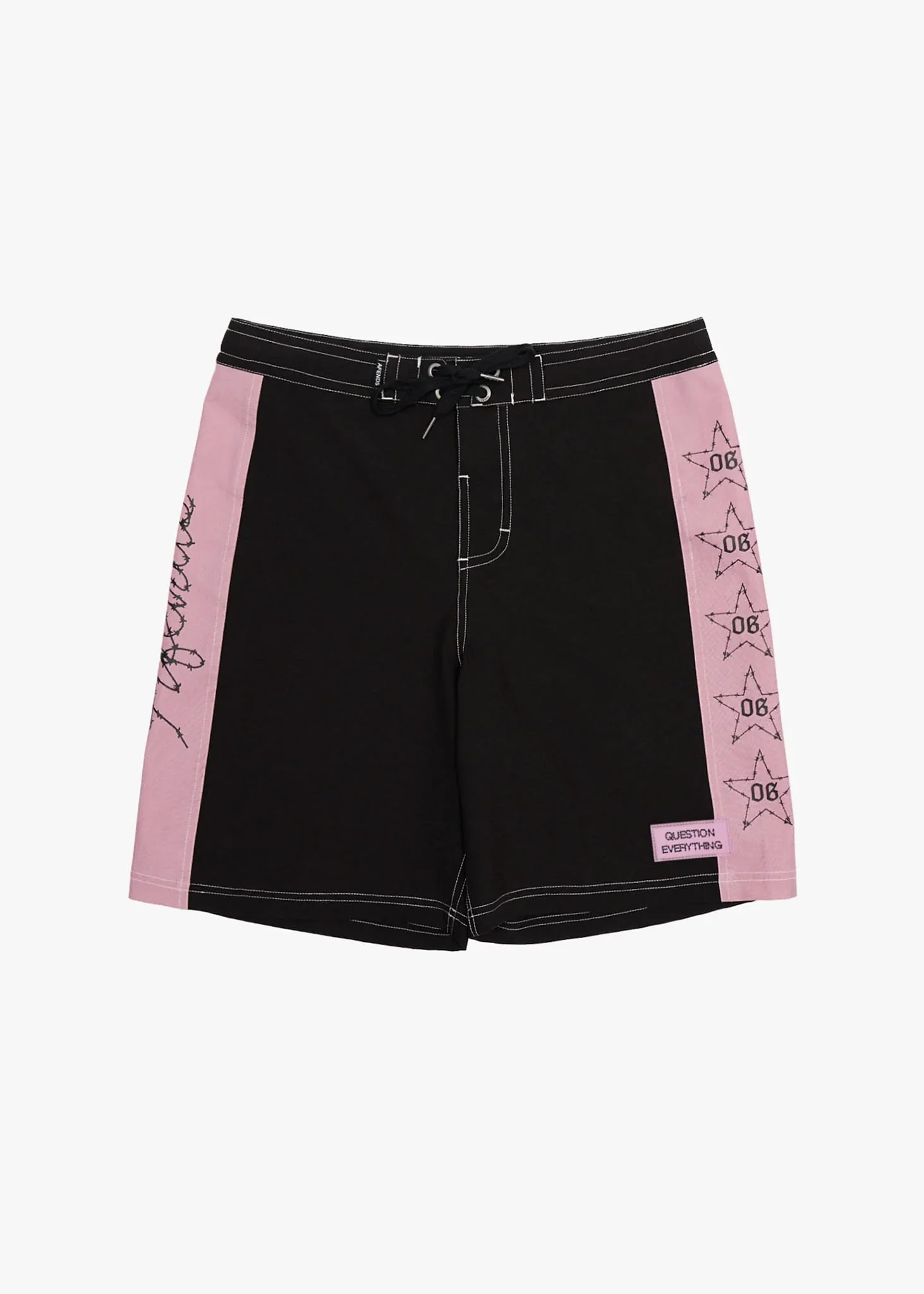 AFENDS Mens Valentine - Surf Related Boardshort 19 - Black