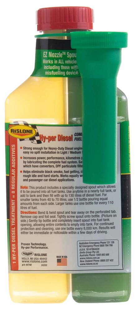 Rislone Hy-per Diesel Complete Fuel System Cleaner, 500-mL