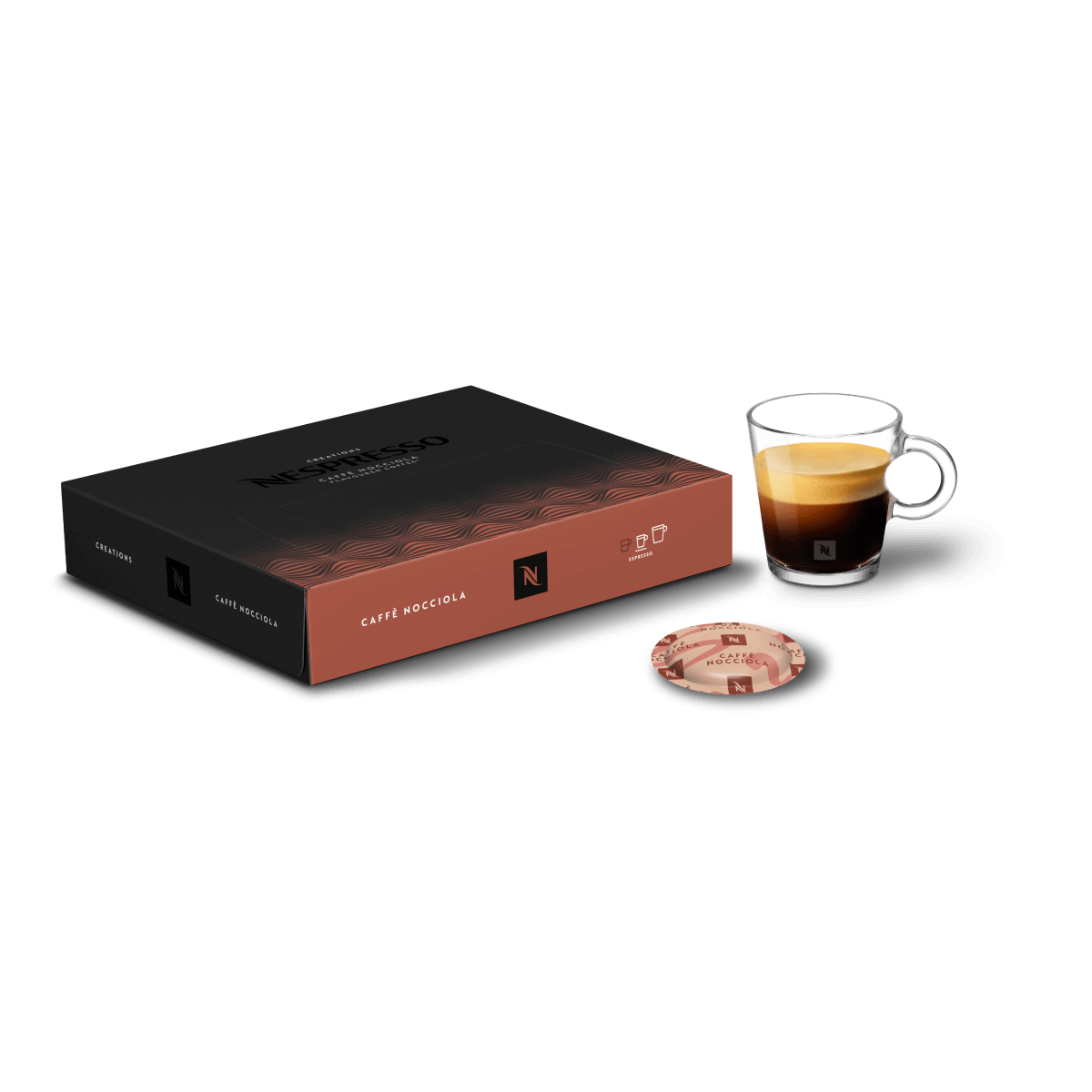 Nocciola Flavoured Coffee Capsules - Roasted Hazelnut Delight - Nespresso™