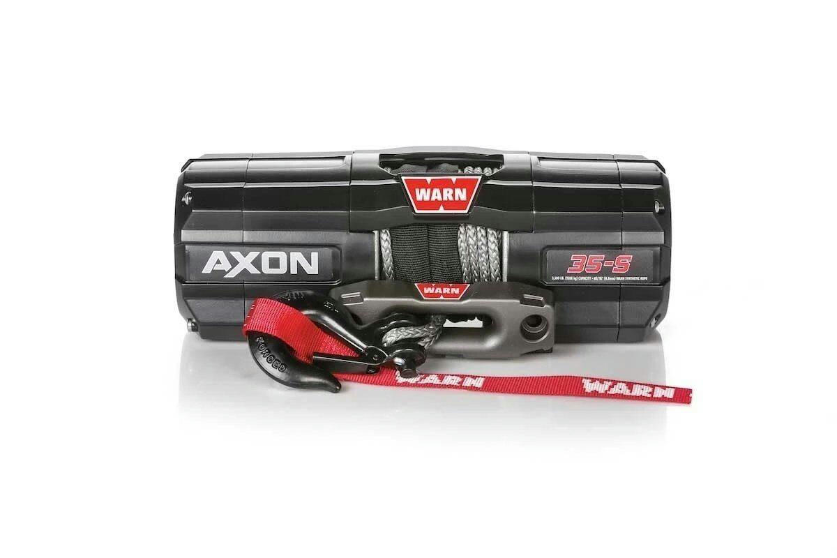 Warn Axon 35-S Synthetic Rope Winch, 3500-lb