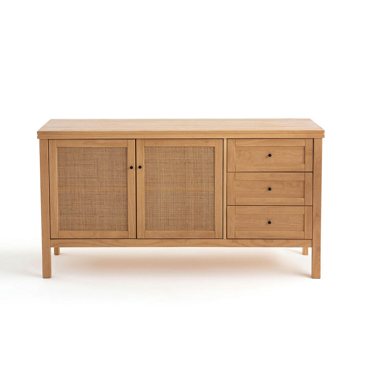 Buffet pin massif et cannage Gabin