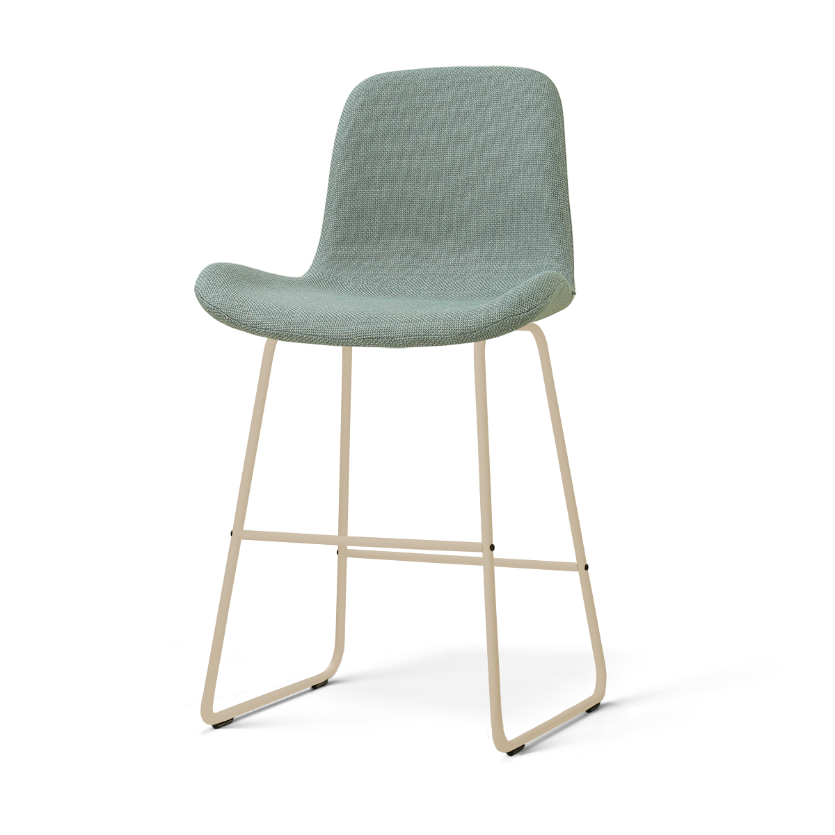 Nolon Nino-Fé barkruk saliegroen - beige onderstel - 65 cm