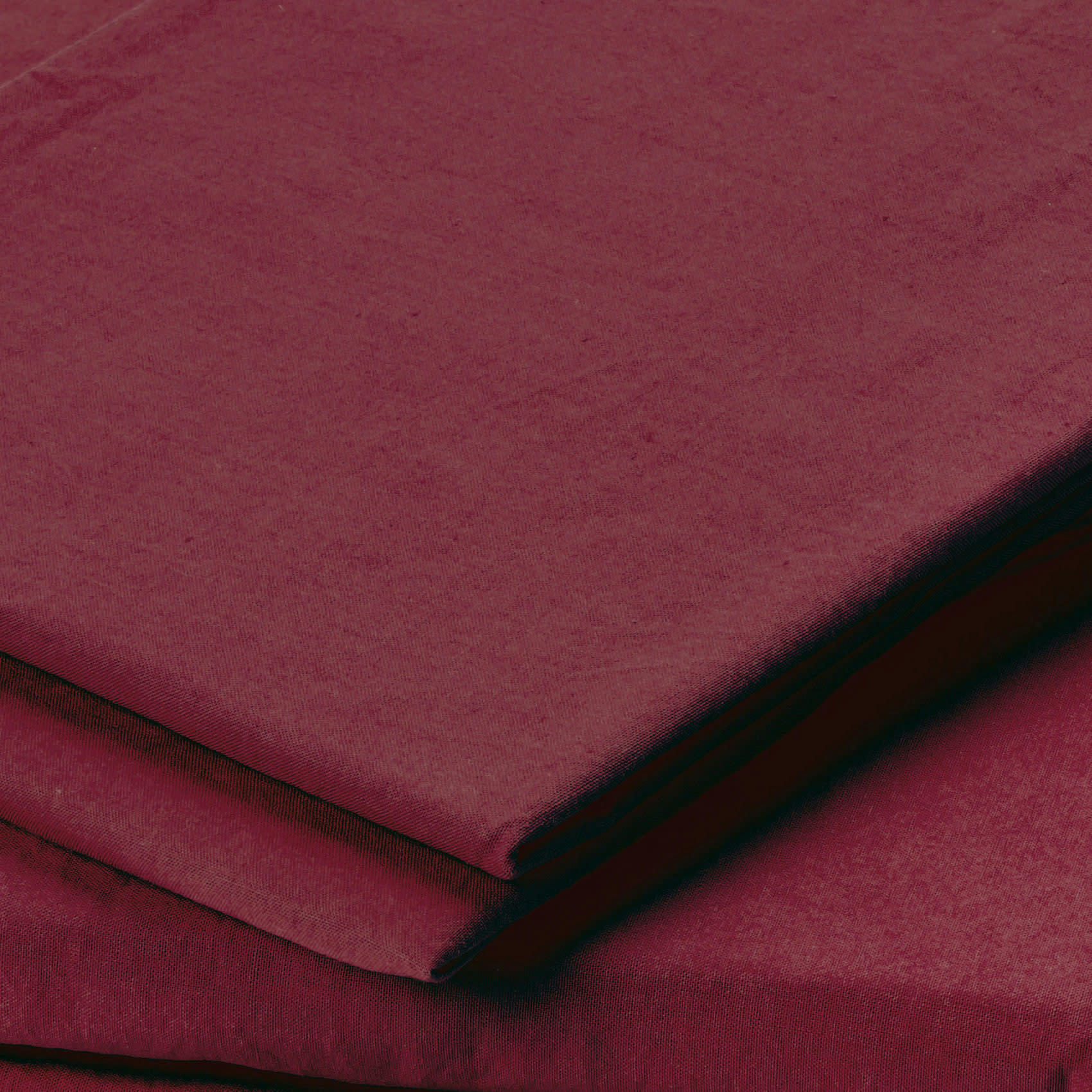 - Taie d'oreiller en coton lavé griotte 50x70 cm