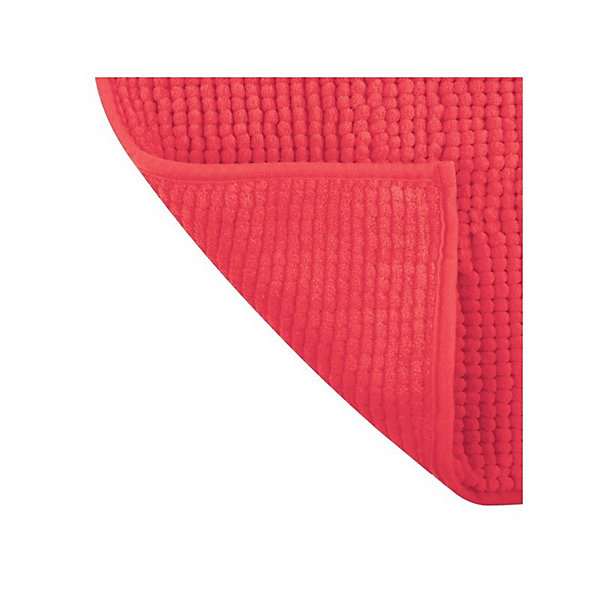 Lot de 2 Tapis de bain Microfibre CHENILLE 450x80cm Rouge MSV
