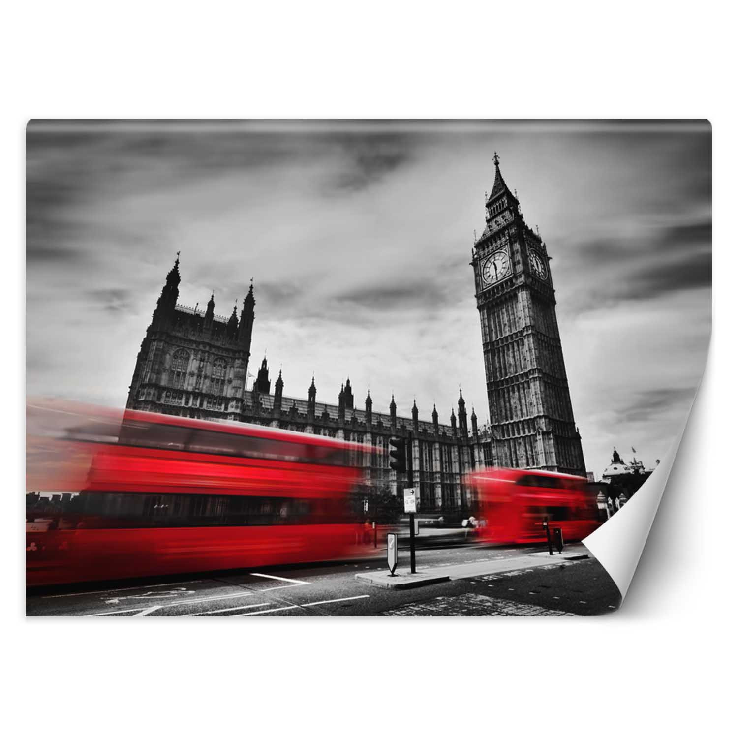 Feeby Fototapeta, Londyn autobus czerwony 150x105