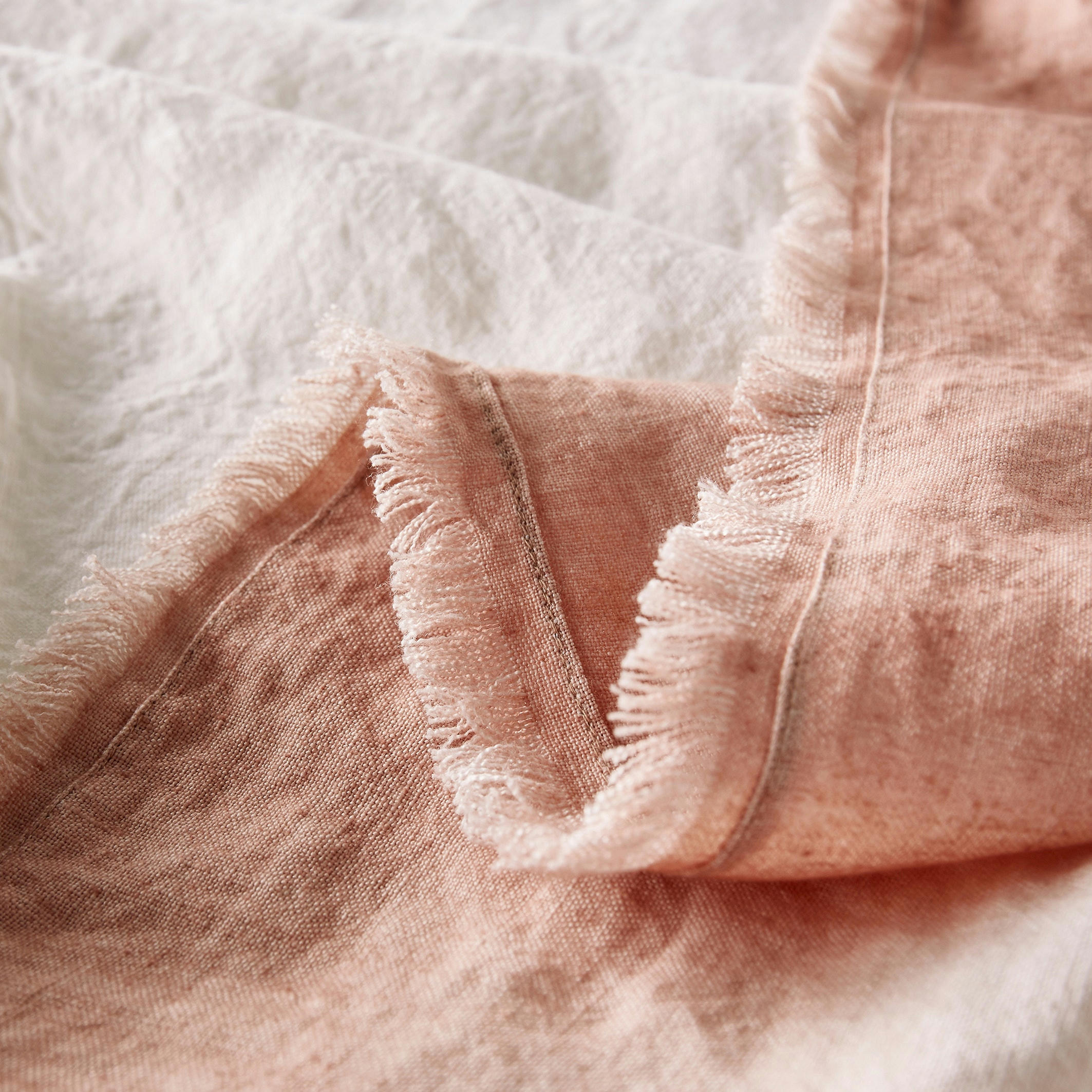 Nappe en lin tie and dye Sunrise