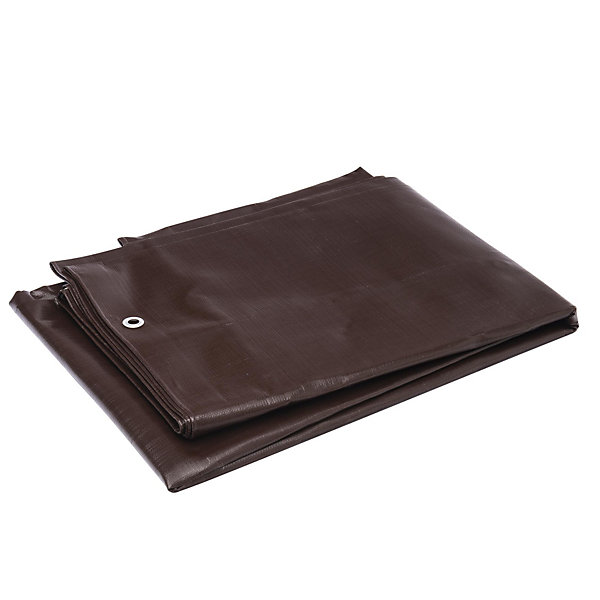 Bâche professionnelle marron 350g/m2 WERKA PRO