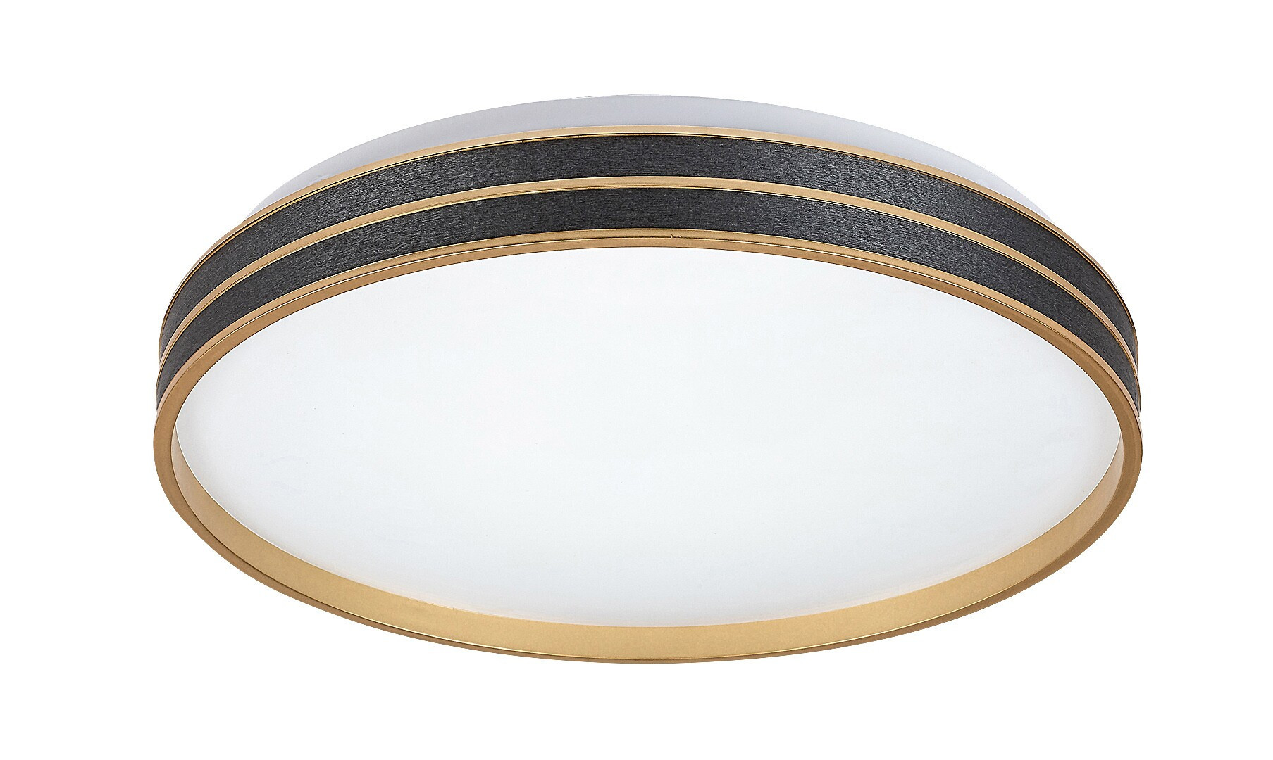 Plafon Gandorokrągły czarno-biały LED 1x24W 39cm 1850lm IP20 Rabalux