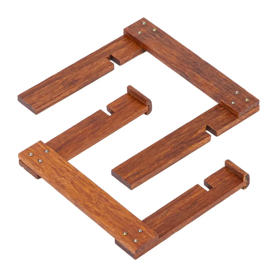 QUVIO Boekenstandaard/Tabletstandaard - Hout - Donkerbruin