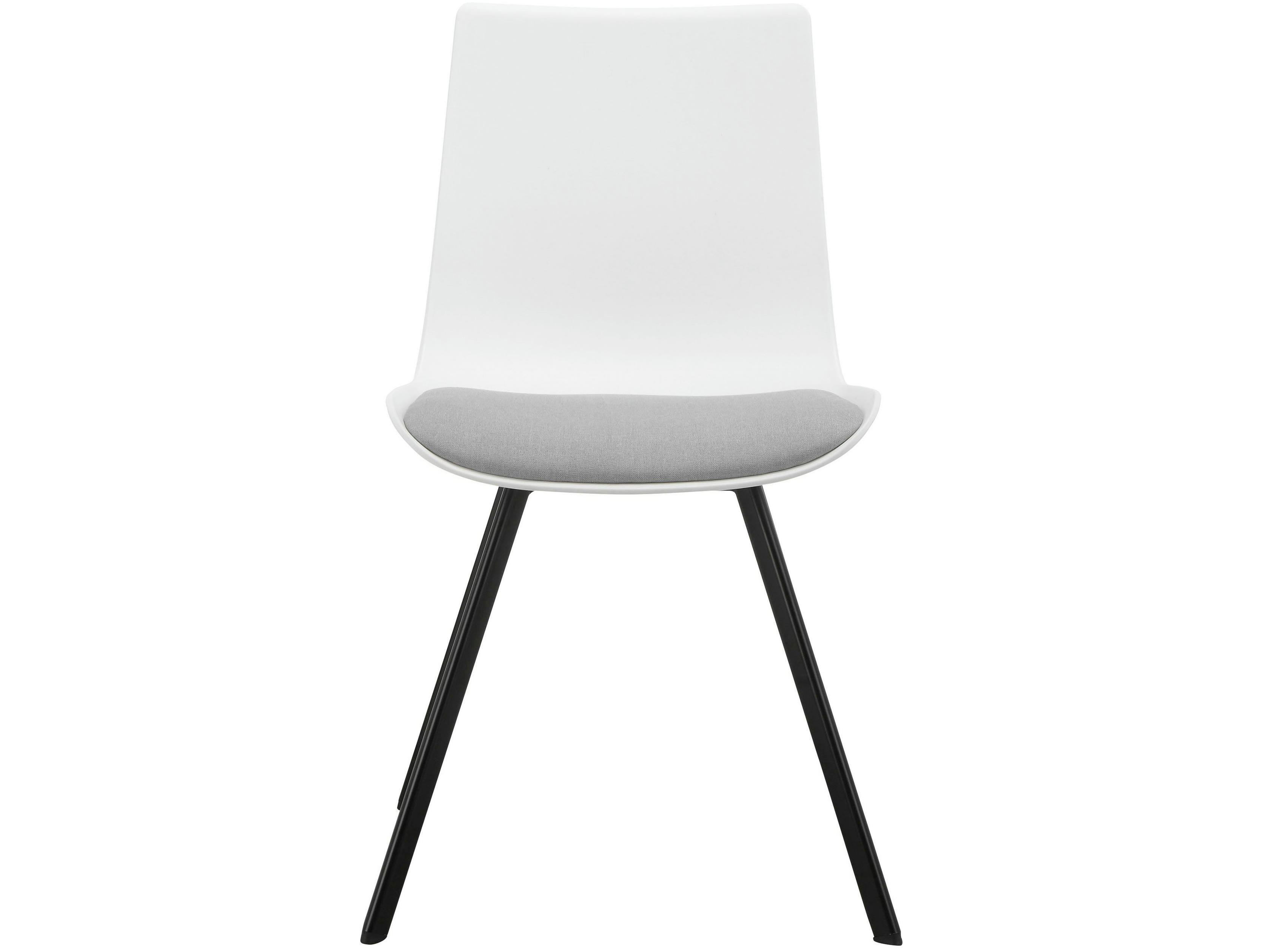 LUCKY - Chaises longues Lot de 2 en plastique blanc