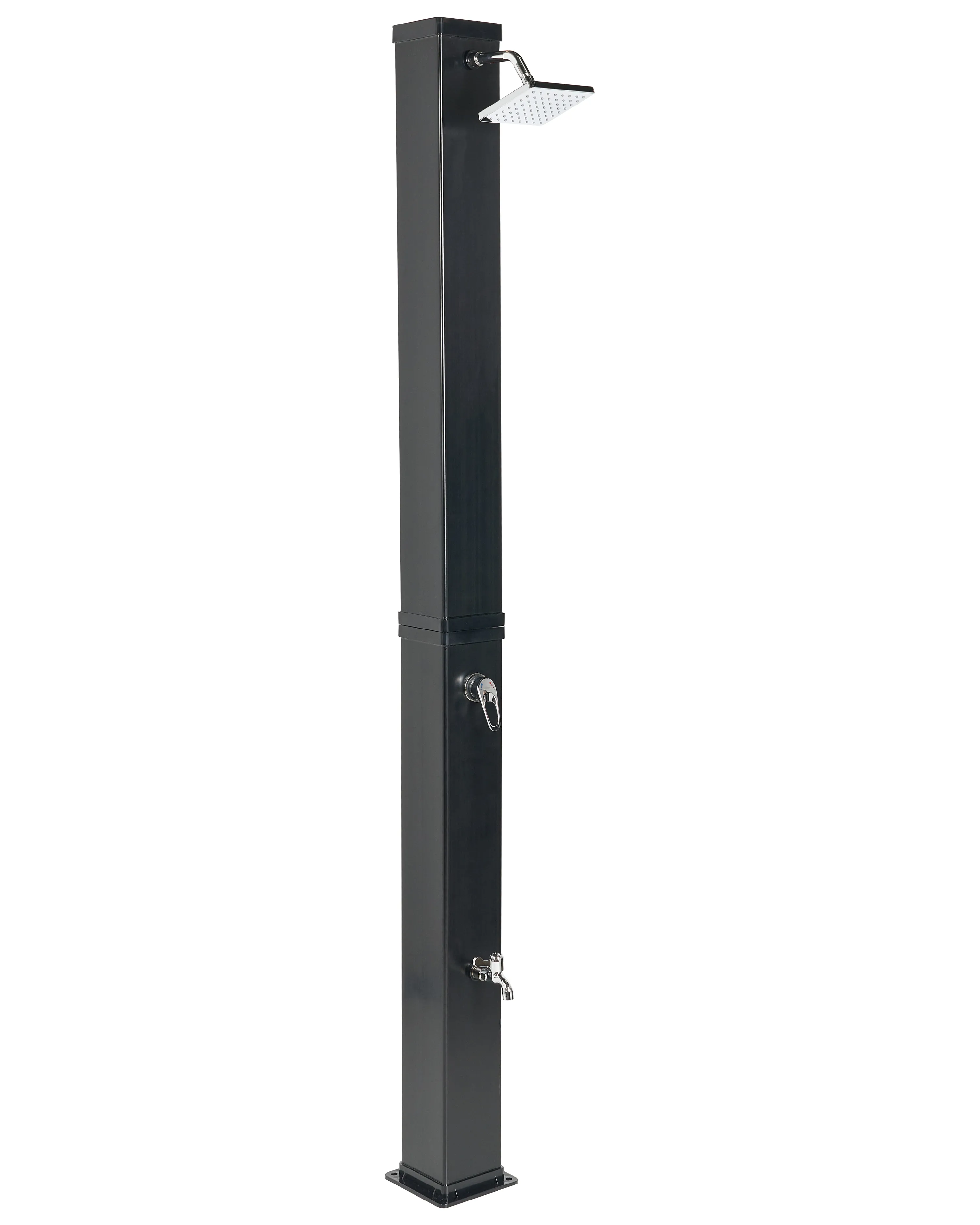 Freestanding Outdoor Solar Shower YARACUY Black