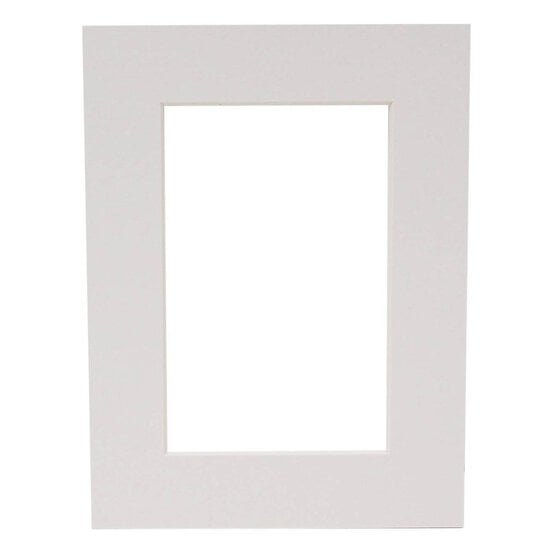 Ivory Single Aperture Mount 8 x 6 Inches