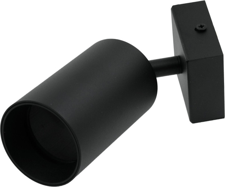 Kinkiet czarny Qualis 1xGU10x40W wym:14x6x6cm IP20 IdeaLED