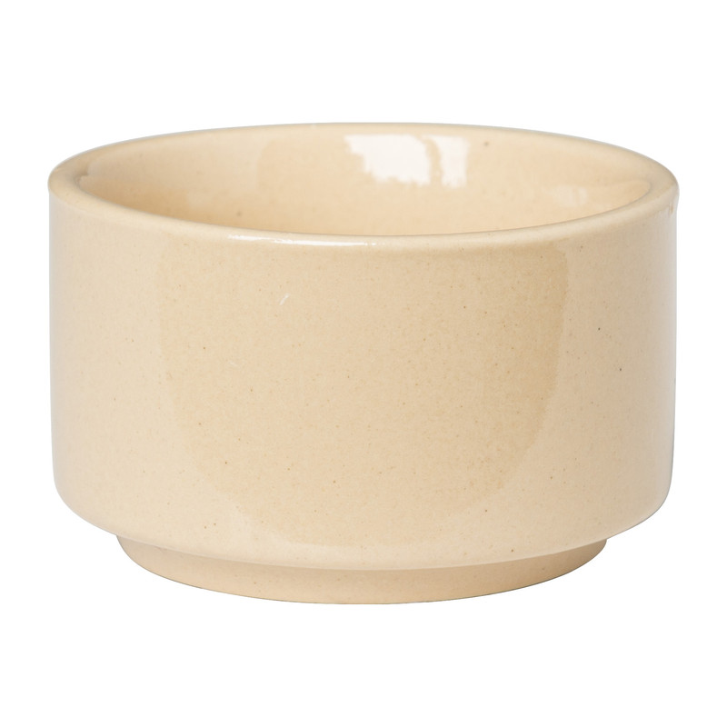 Theelichthouder mini - beige - &Oslash;5x3 cm