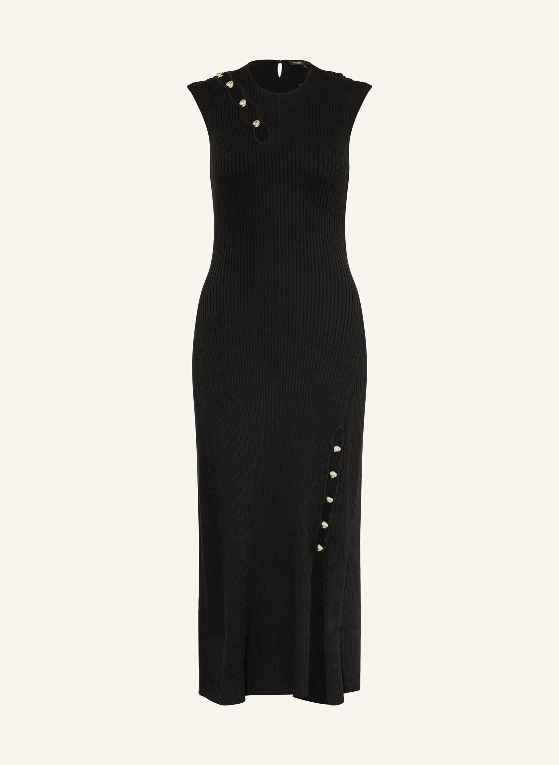 maje Strickkleid mit Cut-outs