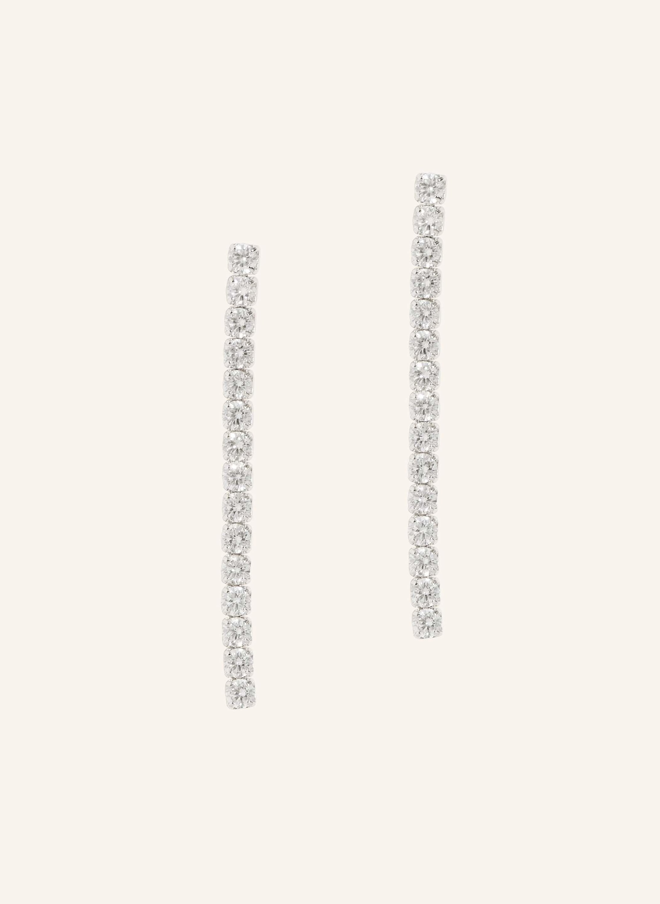 OHH LUILU Ohrhänger TENNIS EARRINGS WHITE by GLAMBOU