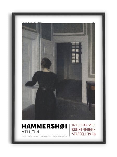 PSTR studio - Vilhelm Hammershøi - Interior 1910