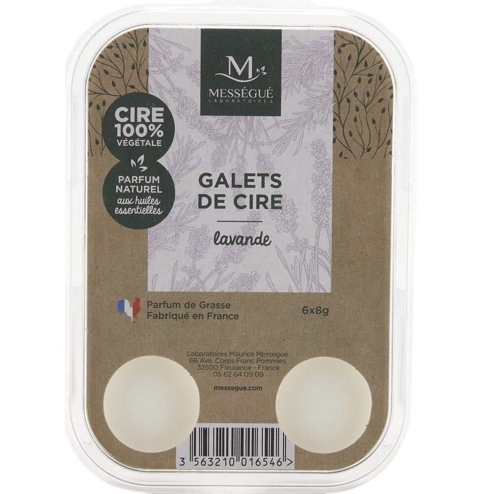 Galet de cire à la lavande