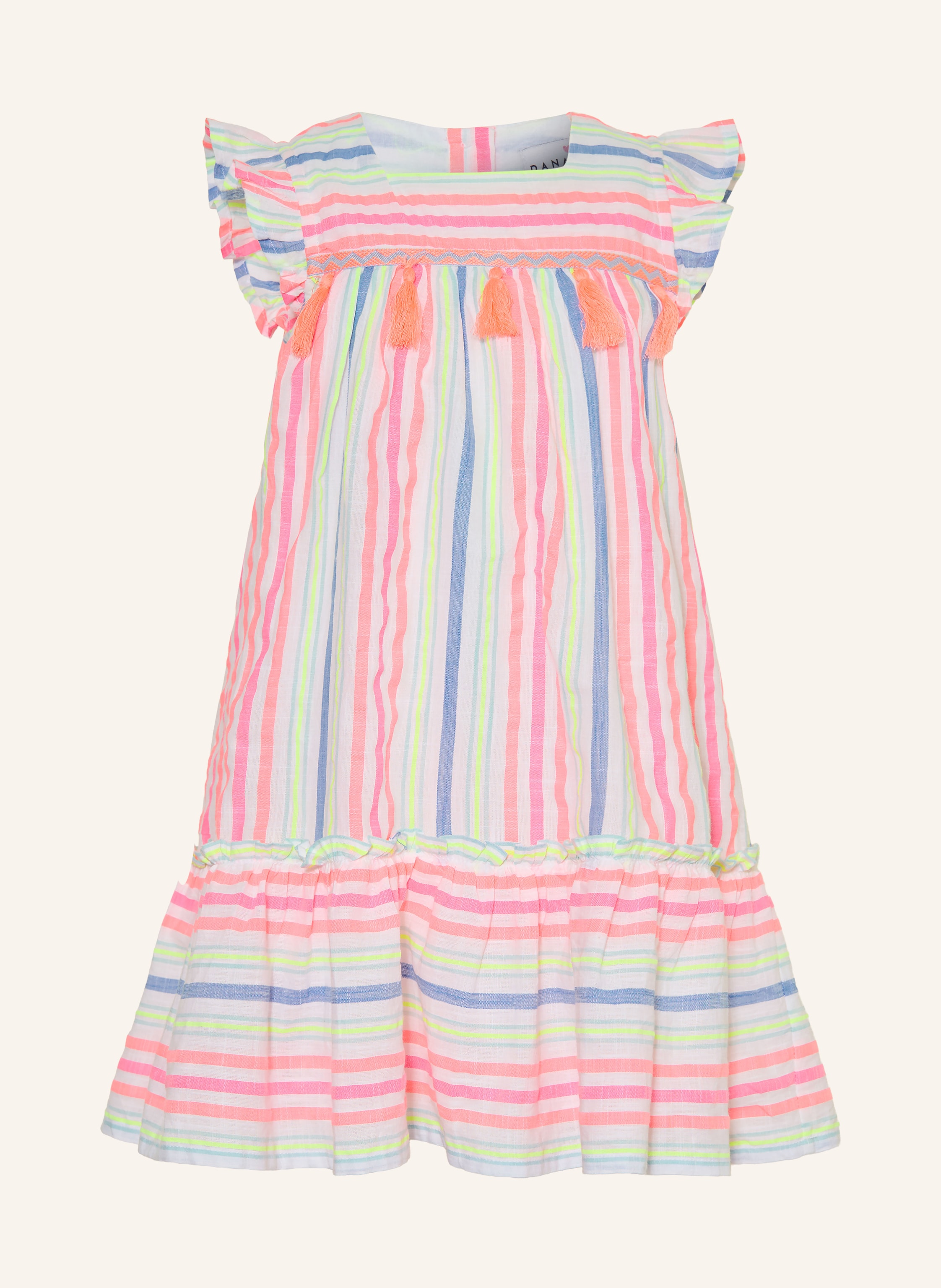 DANAMADE Kleid mit Volants