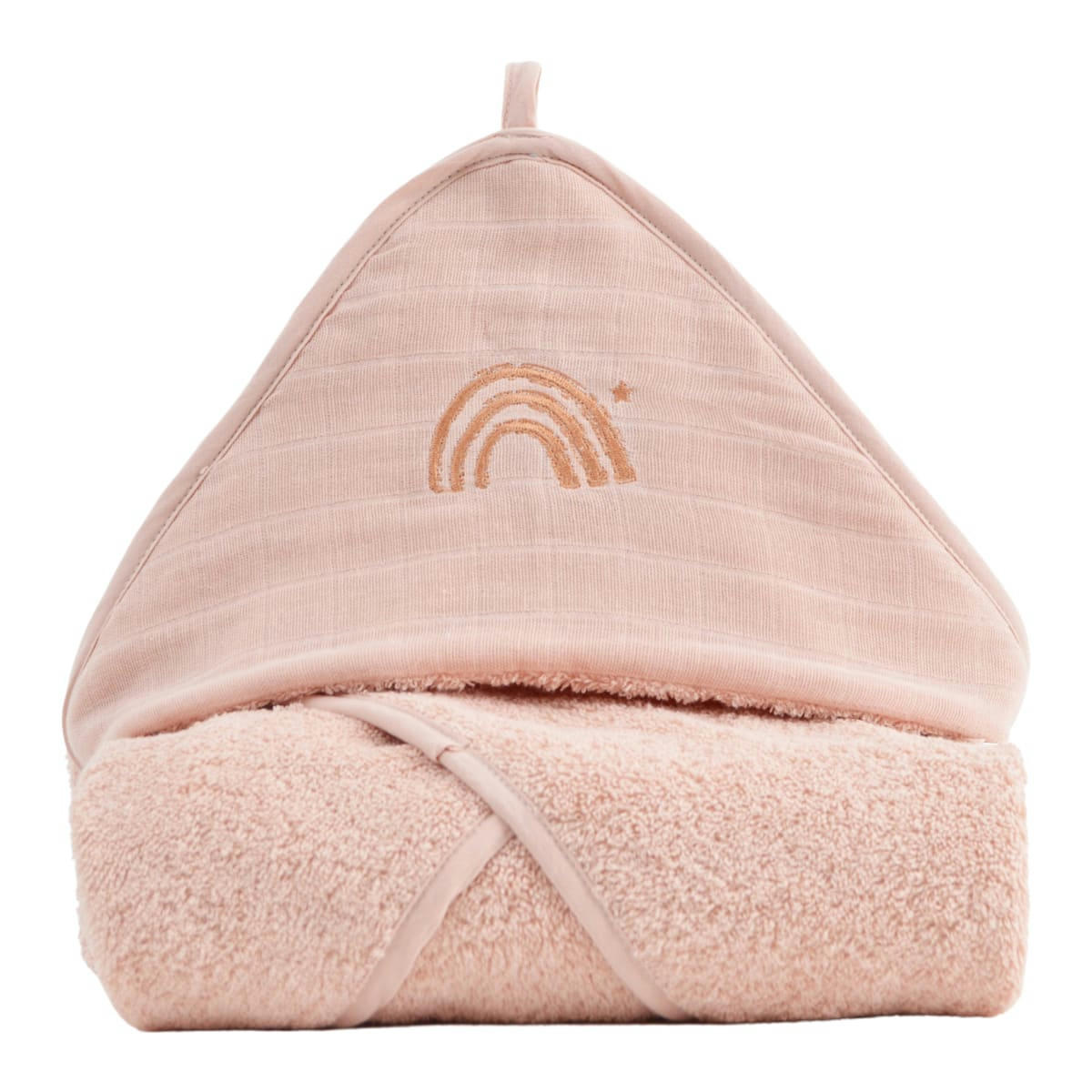 ARC-EN-CIEL - Cape de bain coton bio 75x75 cm