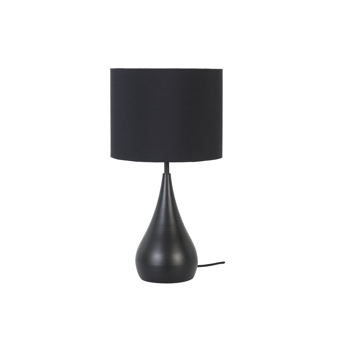 Light & Living tafellamp Svante - zwart - Ø28cm