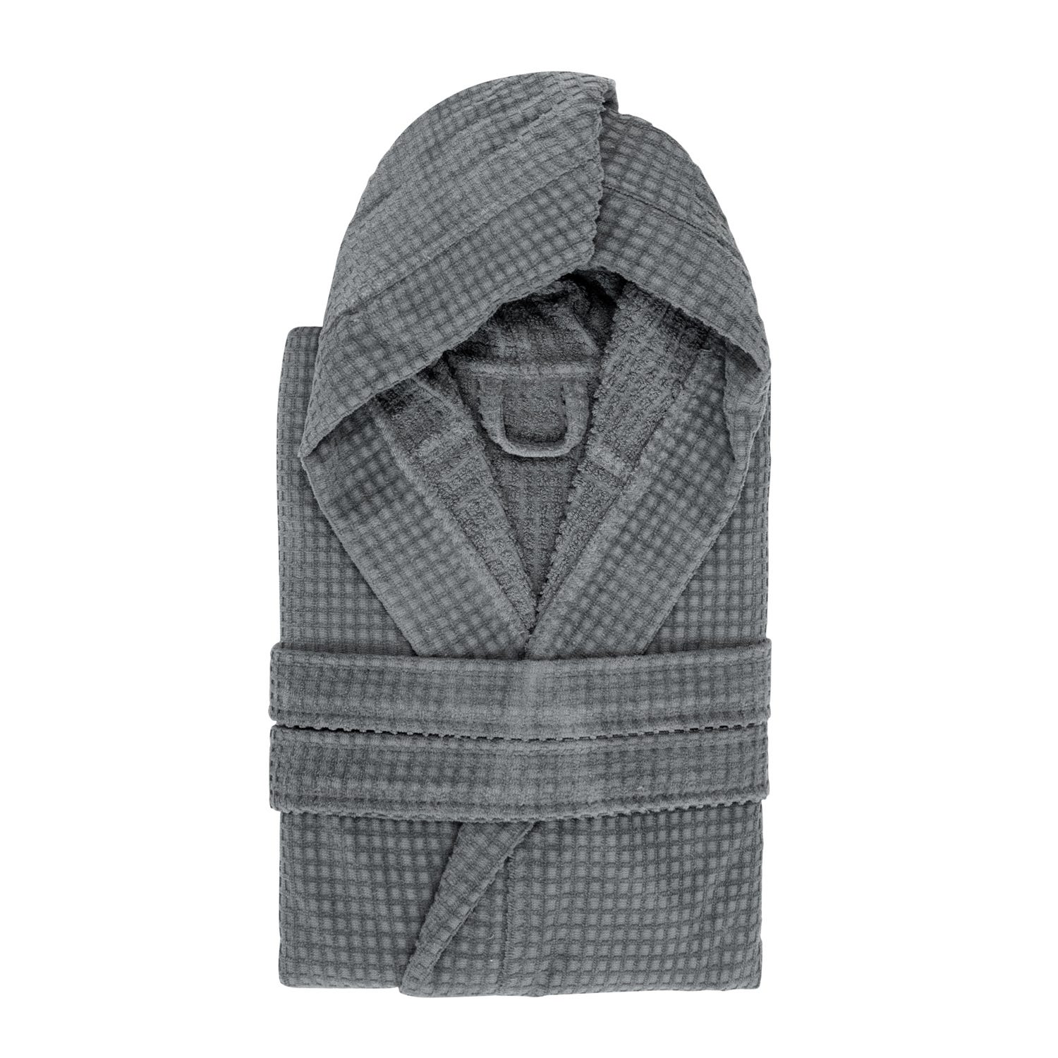 Accappatoio grigio Wellness in cotone