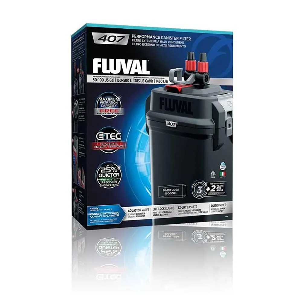 Fluval 407 external filter 500L