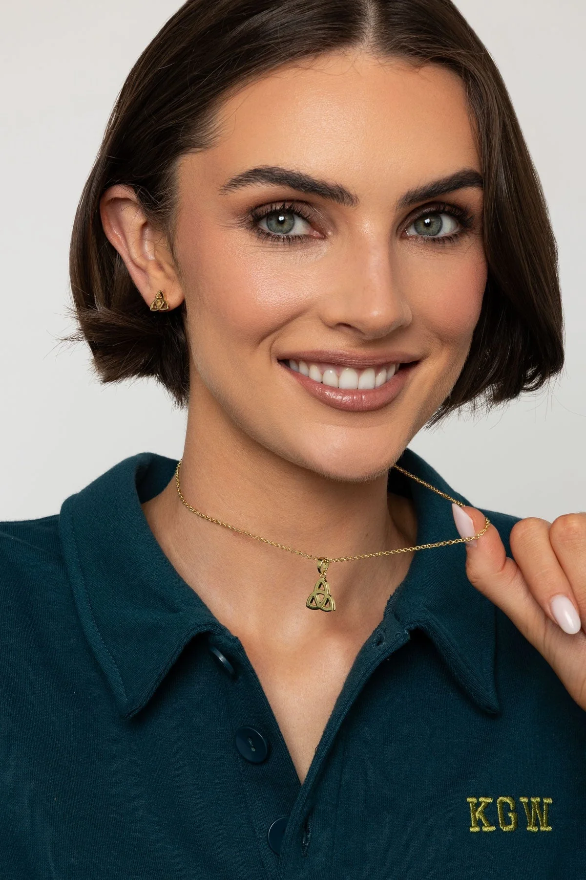 Gold Celtic Knot Pendant Necklace