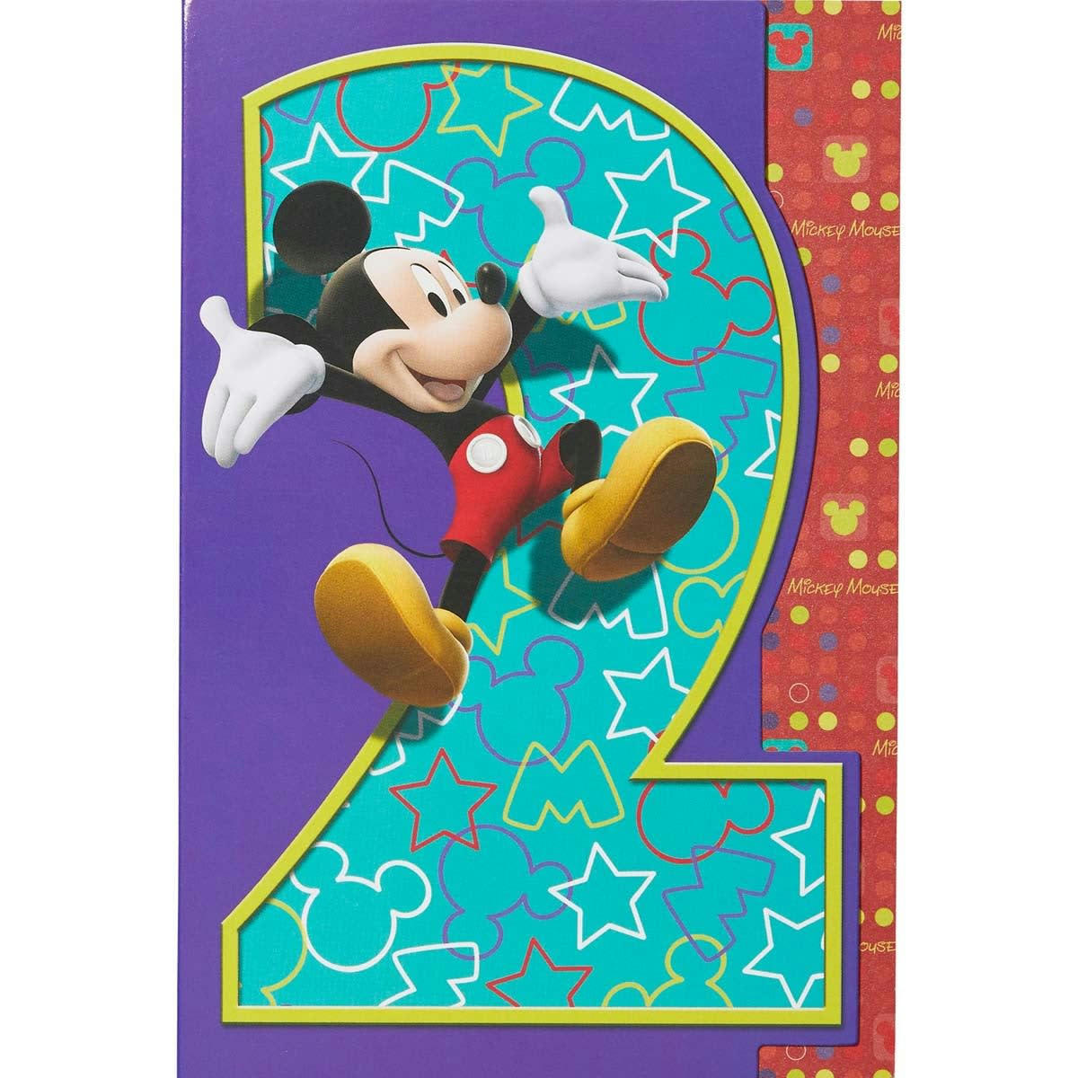 - Carte Anniversaire 2 Ans Mickey