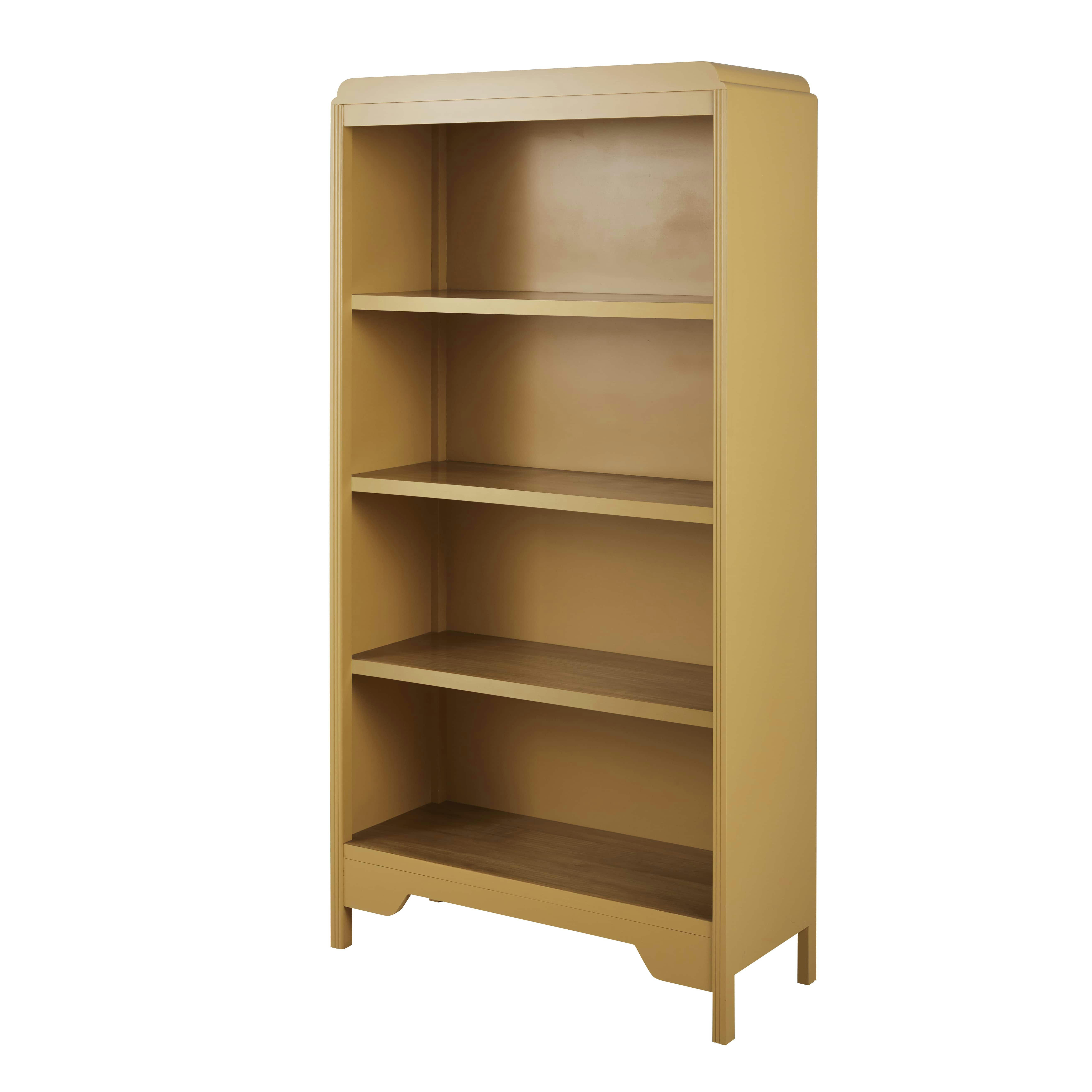 Aimée - Bibliothèque jaune ocre