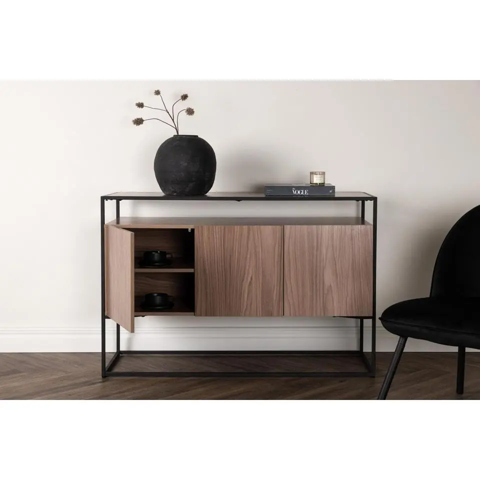 Svea - Soko dressoir - 120 cm - walnoot